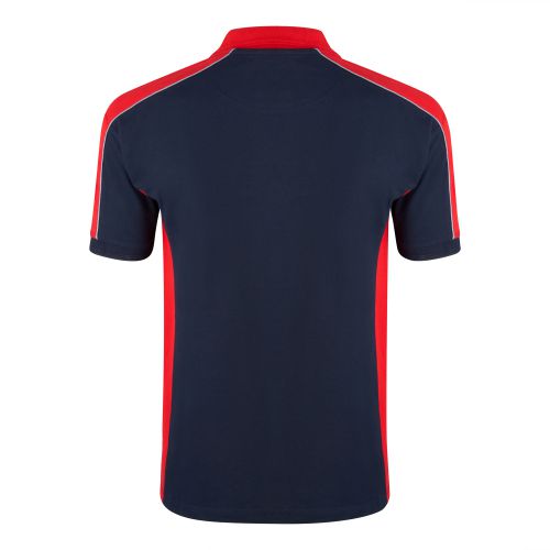 Avocet Poloshirt - 5XL - Navy - Red Polo Shirts and T-Shirts 1188-5XL-NVRD