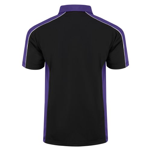 Avocet Wicking Poloshirt - 5XL - Black - Purple Polo Shirts and T-Shirts 1198-5XL-BKPU