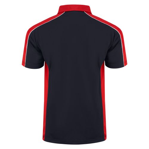 Avocet Wicking Poloshirt - 3XL - Navy - Red Polo Shirts and T-Shirts 1198-3XL-NVRD