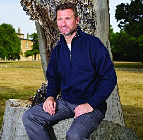 Grouse 1/4 Zip Sweatshirt - 4XL - Black Fleeces, Sweatshirts & Jumpers 1270-4XL-BK