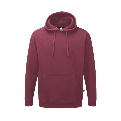 Owl Hooded Sweatshirt - 5XL - Burgundy