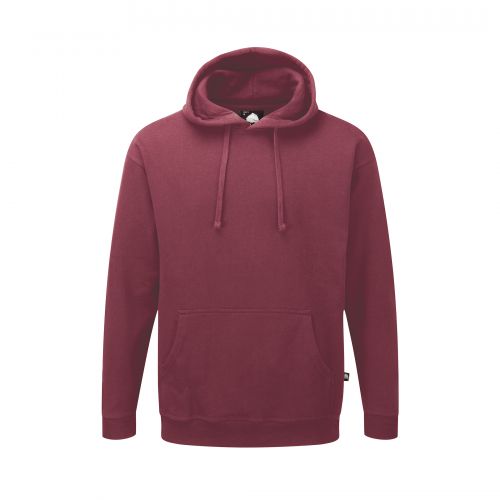 Owl Hooded Sweatshirt - 4XL - Burgundy