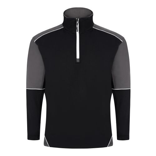 Fireback 1/4 Zip Sweatshirt - 2XL - Black - Graphite