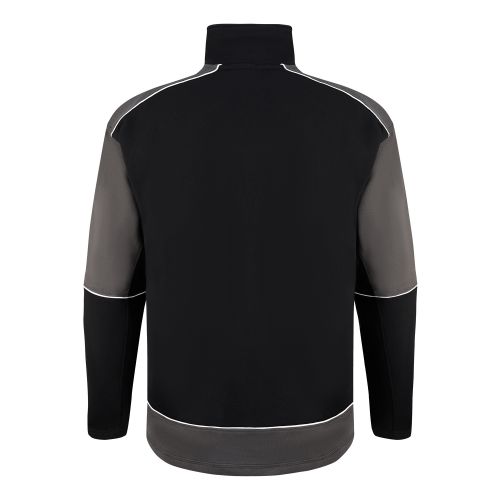 Fireback 1/4 Zip Sweatshirt - L - Black - Graphite Fleeces, Sweatshirts & Jumpers 1283-L-BKGR
