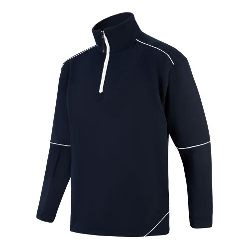 Fireback 1/4 Zip Sweatshirt - XS - Navy - Navy Fleeces, Sweatshirts & Jumpers 1283-XS-NVNV