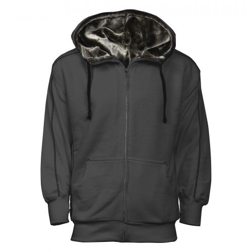 Crane Fur-Lined Hoody - 2XL - Graphite