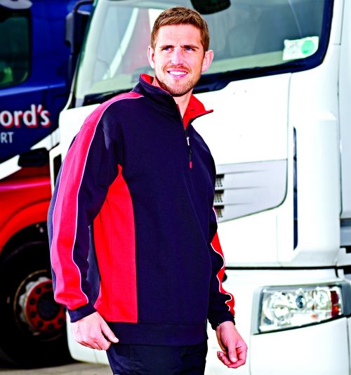 Avocet 1/4 Zip Sweatshirt - 3XL - Black - Graphite Fleeces, Sweatshirts & Jumpers 1288-3XL-BKGR