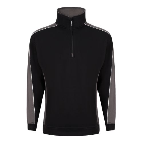 Avocet 1/4 Zip Sweatshirt - 2XL - Navy - Red