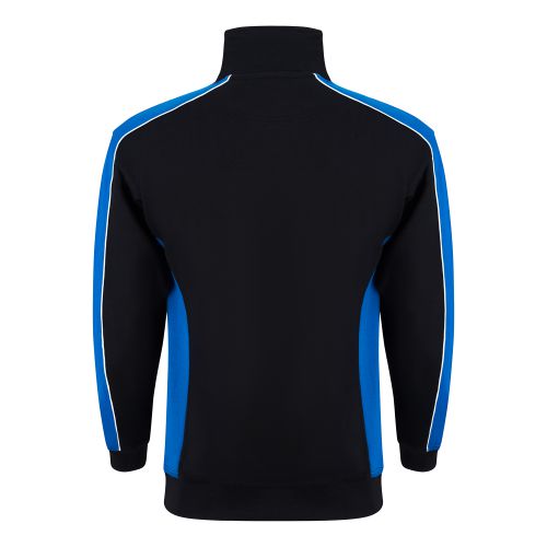Avocet 1/4 Zip Sweatshirt - 2XL - Black - Reflex Blue Fleeces, Sweatshirts & Jumpers 1288-2XL-BKRB