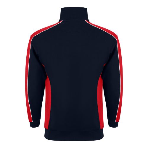 Avocet 1/4 Zip Sweatshirt - 4XL - Black - Reflex Blue Fleeces, Sweatshirts & Jumpers 1288-4XL-BKRB