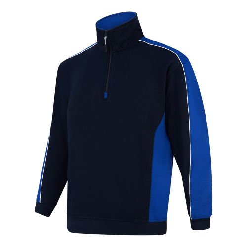 Avocet 1/4 Zip Sweatshirt - S - Navy - Royal Blue Fleeces, Sweatshirts & Jumpers 1288-S-NVRY