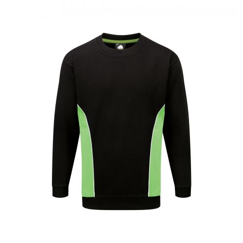 Silverswift Premium Sweatshirt - 2XL - Black - Lime
