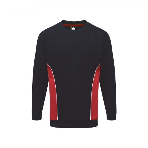 Silverswift Premium Sweatshirt - 2XL - Navy - Red