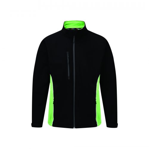Silverswift Softshell Jacket - 2XL - Black - Lime