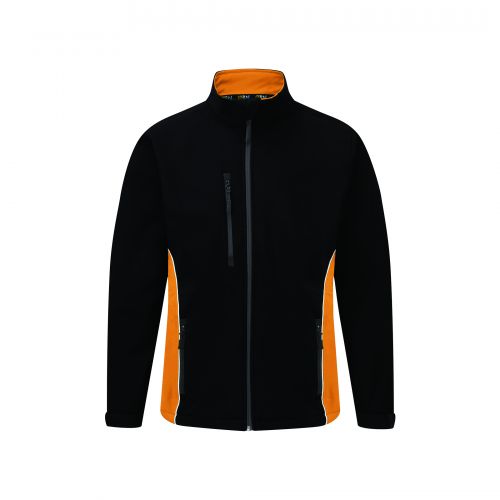 Silverswift Softshell Jacket - 2XL -Black - Orange