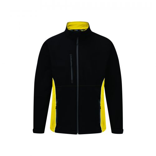 Silverswift Softshell Jacket - 2XL - Black - Yellow