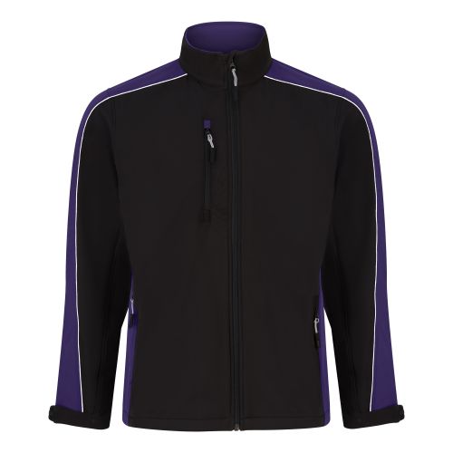 Avocet Softshell Jacket - 2XL - Black - Royal Blue