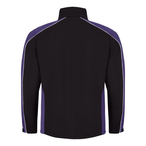 Avocet Softshell Jacket - 4XL - Black - Reflex Blue Jackets 4288-4XL-BKRB