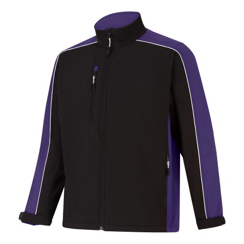 Avocet Softshell Jacket - 4XL - Black - Reflex Blue Jackets 4288-4XL-BKRB