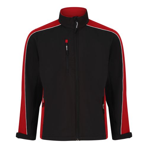 Avocet Softshell Jacket - 2XL - Navy - Red
