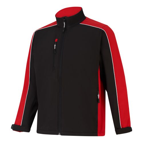 Avocet Softshell Jacket - L - Black - Red Jackets 4288-L-BKRD