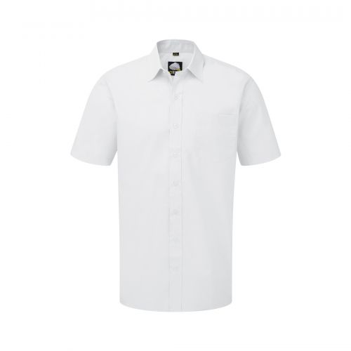 Manchester Premium S/S Shirt - 14.5 - White Shirts & Blouses 5300-14.5-WH