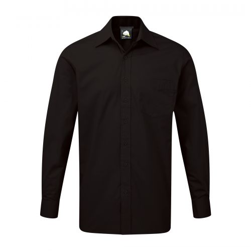 Manchester Premium L/S Shirt - 15.5 - Black