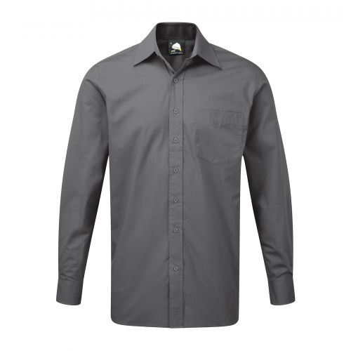 Manchester Premium L/S Shirt - 15.5 - Graphite