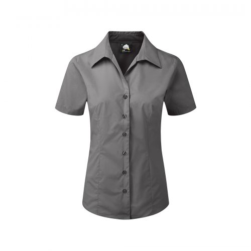 Edinburgh Premium S/S Blouse - 10 - Graphite