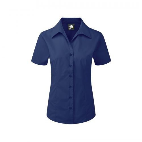 Edinburgh Premium S/S Blouse - 10 - Royal