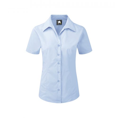 Edinburgh Premium S/S Blouse - 10 - Sky