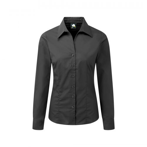 Edinburgh Premium L/S Blouse - 10 - Graphite