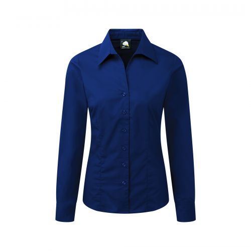 Edinburgh Premium L/S Blouse - 10 - Royal
