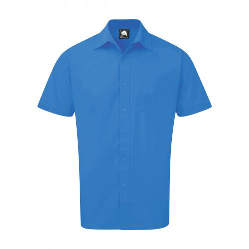 Essential S/S Shirt - 14 - Mid Blue