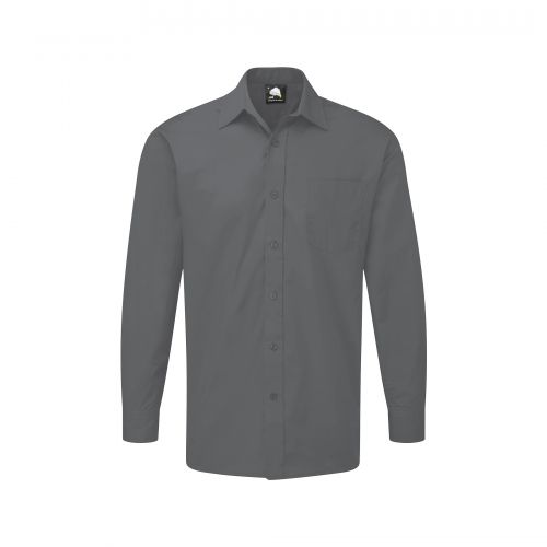 Essential L/S Shirt - 14 - Dark Grey