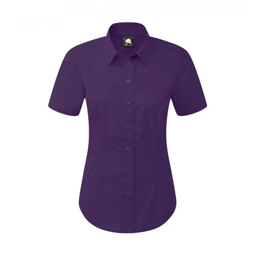 Essential S/S Blouse - 10 - Purple