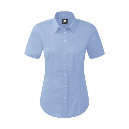 Essential S/S Blouse - 10 - Sky