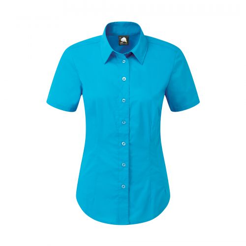 Essential S/S Blouse - 10 - Teal