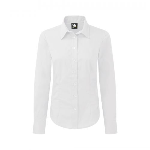 Essential L/S Blouse - 10 - White