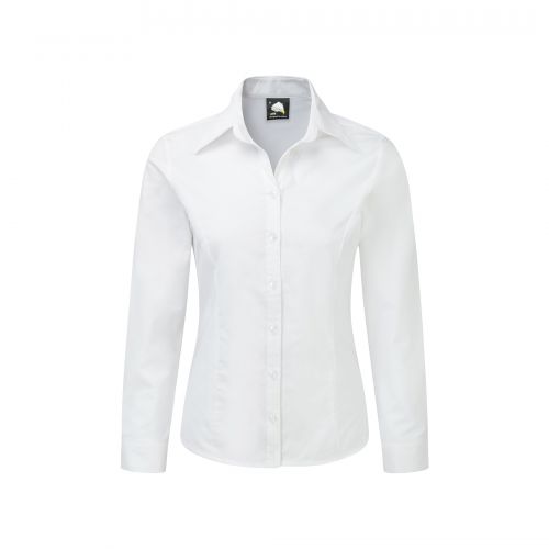 Classic Oxford L/S Blouse - 10 - White