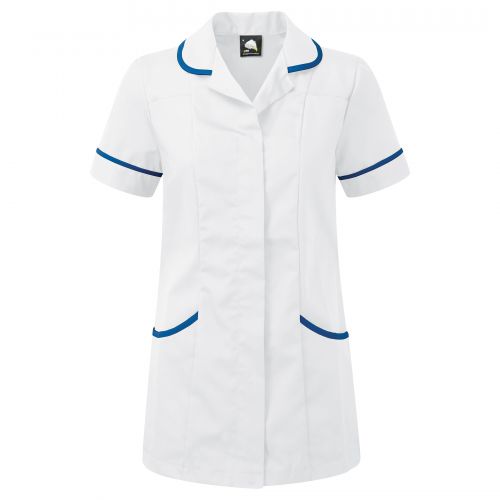Florence Classic Tunic - 10 - White With Royal Trim