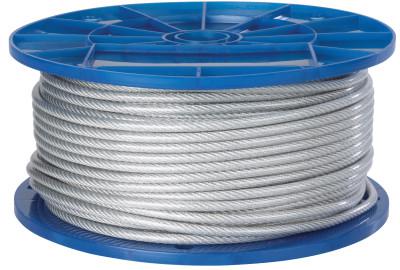 Aircraft Quality Wire Ropes, 500 ft, 7-Strand, 120 lb Working Load Limit