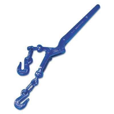 Load Binders, 3/8", 5/16" Chain Size, 5,400 lb, 5 in Lift, Blue