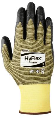 HYFLEX HyFlex Light Cut Protection Gloves, Size 9, Black