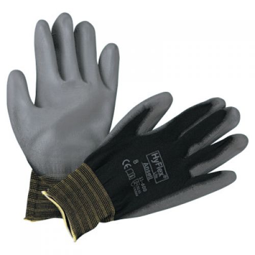 11-600 Palm-Coated Gloves, Size 8, Black