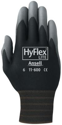 11-600 Palm-Coated Gloves, Size 9, Black