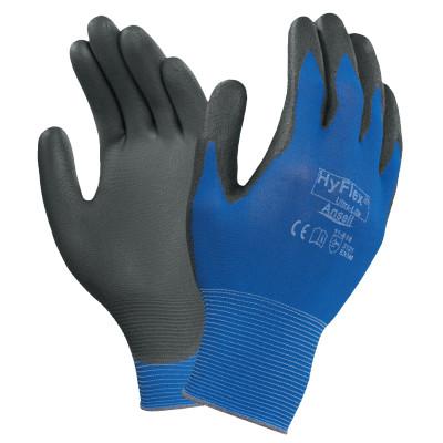 Hyflex Gloves, 10, Black/Blue