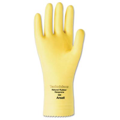 Technicians Gloves, 9, Natural Latex/Neoprene Blend, Natural