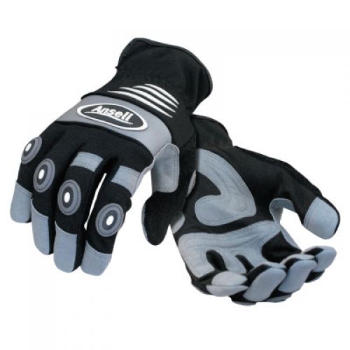Projex Medium Duty Gloves, Large, Black/Gray