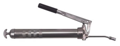 Heavy Duty Lever Grease Guns, 24 oz, 10,000 psi, 1/8 in, Rigid Extension/Coupler